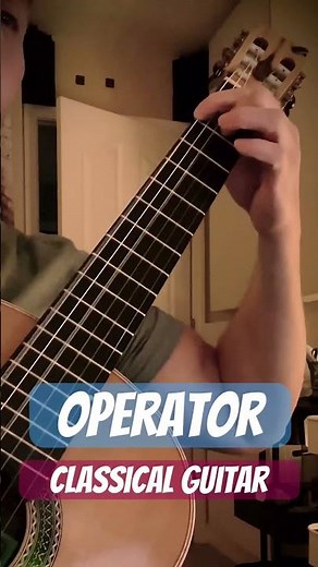 Operator - Jim Croce - Classical Guitar #classicalguitar