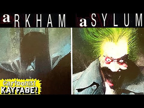 DC Comics' All Time Best-Selling Graphic Novel! Batman ARKHAM ASYLUM by Grant Morrison + Dave McKean