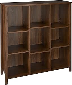 ClosetMaid 16057 Premium Adjustable 9-Cube Organizer, Dark Chestnut