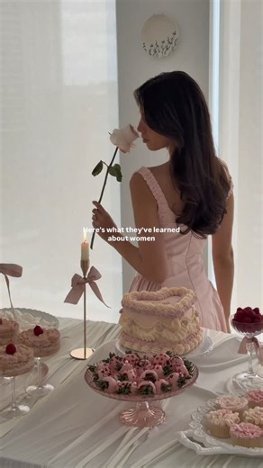 Sophia Isabella Lopez on Instagram: "all I need is my girls 💌 #galentines #galentinesparty #galentinesday #dinnerparties #dinnerpartyideas Galentines day, dinner party ideas, hosting Galentines, Pinterest aesthetic, strawberry shortcake, champagne cupcakes, recipe reels, easy recipes, desserts"