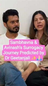Dr Geetanjali’s prediction for @sambhavnasethofficial & @imavinashdwivedi came true ✨🙏🏻