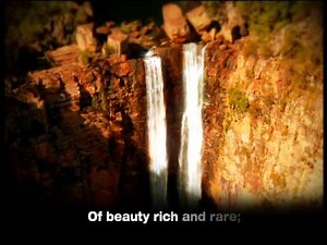 Australian National Anthem - choir, Australian imagery, lyrics, one verse
