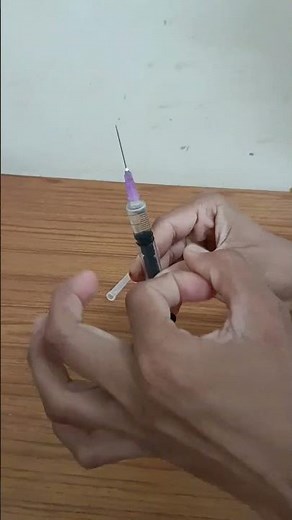 How to fill injection/How to fill medicine/How to take medicine/How to fill medicine from ampule