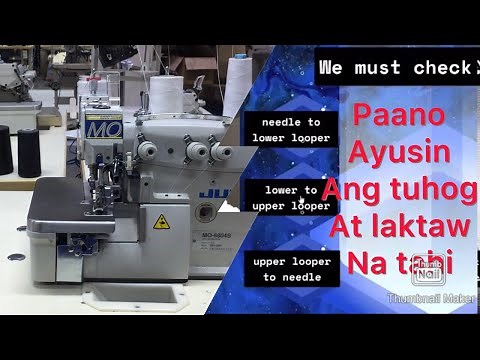 STEPS ON HOW TO FIX BAD STITCHES/SKIP STITCHES OF 3 THREADS | OVER LOCK MACHINE | MY WORKPLACE VLOG