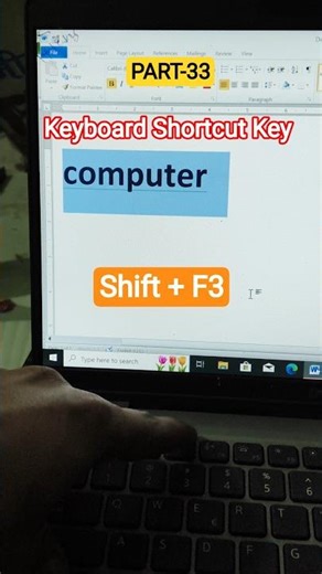 Shift+F3 Shortcut Key | Part-33 | Keyboard Shortcut Tricks| #tricks #computer #excel #keyboard