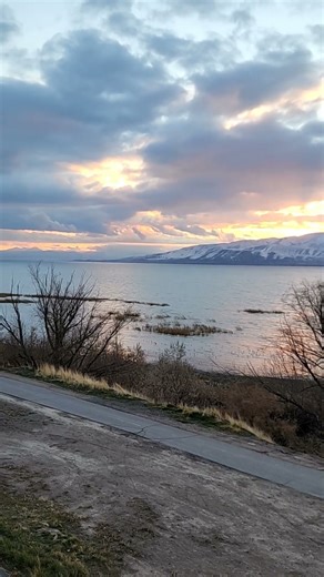 Utah Lake Sunset, Dec 3 2025