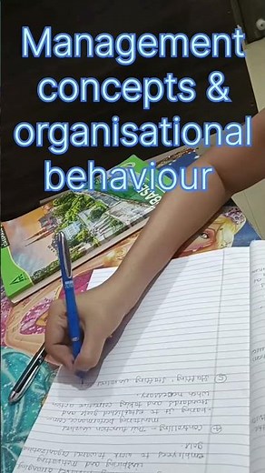 management concept and organisational behaviour mba | Video preparation Unit 1 | AKTU