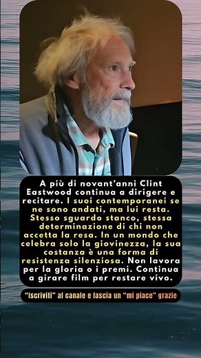 🤠 Clint Eastwood a 90+: perché non smette mai