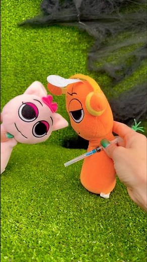 Oren couldn't get the Pinki vaccine 💉 😅#sprunki #plush #funny #toys #incredibox #animation #shorts