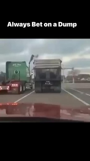 Auto Portfolio | Don’t make a bet you can’t win . . Follow @auto_folio for daily car cometary . . #dumptruck #peterbuilt #18wheeler #semitrucks #race... | Instagram