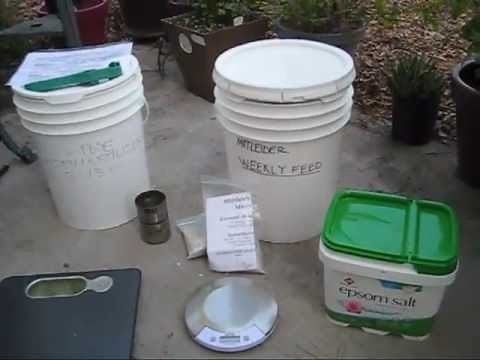 Mittleider Garden: Weekly Feed Fertilizer Recipe, Sustainable Gardening