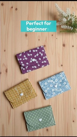 Mini Wallet with Card Holder | Easy Small Wallet DIY