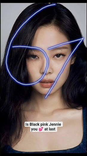 How to draw Jennie from Blackpink ✨ || easy #ytshorts#jennie #tutorial