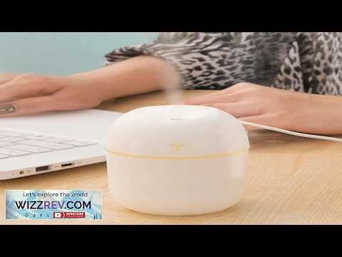 Portable USB ultrasonic air humidifier essential oil diffuser car purifier with LED