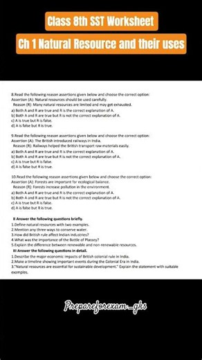 Ch 1 Natural Resource and their uses #prepareforexam_gks #maths