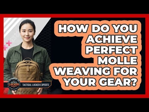 How Do You Achieve Perfect MOLLE Weaving For Your Gear? - Tactical Locker Experts