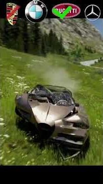 super cars vs broken bridge course challenge in beamng drive game #beamngdrive #beamngdriveshorts