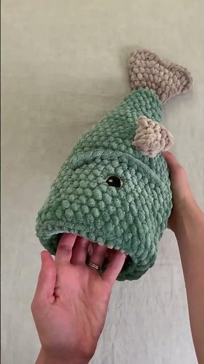 Crocheting a Jumbo Largemouth Bass | #crochet #amigurumi