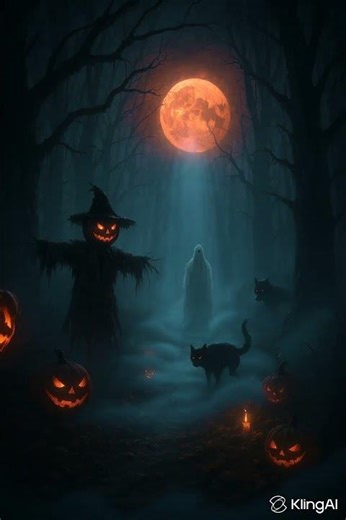 “Can You Survive the Haunted Forest? 🌕👻 | Halloween Scary Challenge 2025”