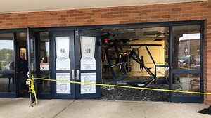 Francis Howell Central High School closed after student drives car through front doors