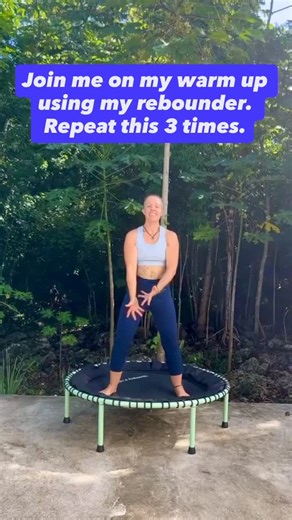 𝐍𝐨 𝐦𝐚𝐭𝐭𝐞𝐫 𝐭𝐡𝐞 𝐰𝐨𝐫𝐤𝐨𝐮𝐭 𝐈 𝐚𝐦 𝐝𝐨𝐢𝐧𝐠 𝐈 𝐚𝐥𝐰𝐚𝐲𝐬 𝐬𝐭𝐚𝐫𝐭 𝐨𝐟𝐟 𝐨𝐧 𝐭𝐡𝐞 𝐫𝐞𝐛𝐨𝐮𝐧𝐝𝐞𝐫, 𝐞𝐯𝐞𝐧 𝐢𝐟 𝐢𝐭’𝐬 𝐣𝐮𝐬𝐭 𝐟𝐨𝐫 𝟓 𝐦𝐢𝐧𝐮𝐭𝐞𝐬. These are the type of easy movements I like to do in order to get everything moving and flowing. Try it for yourself and don’t forget to save this video. #sanfranfitness #warmup #warmuproutine #rebounding #lymphaticdrainage #trampolinefitness #preworkoutbooster | Sanfran Fitness