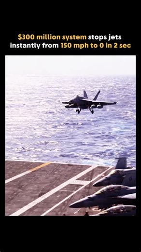 @future.explanation on Instagram: "Aircraft carriers rely on the Advanced Arresting Gear system to stop fighter jets traveling around 150 mph in just two seconds. When an F/A-18 Super Hornet lands, its tailhook catches an arresting wire that converts enormous kinetic energy into controlled hydraulic and mechanical forces. This system is critical to naval aviation, enabling safe operations on short, moving decks where traditional braking is impossible. It matters because it represents one of the