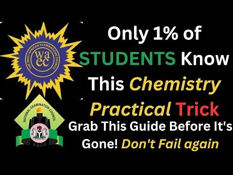 CHEMISTRY EXPERIMENT EXPLANATION with, Marking Guide for Students at all levels.