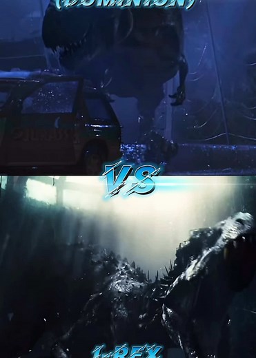 Rexy vs I-rex #edit #jurassicworld #indominusrex #viral #parati #fyp #foryourpage