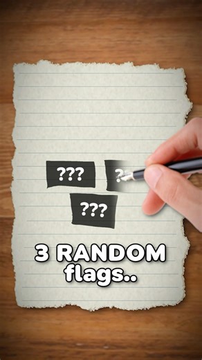 Can I Draw 3 RANDOM Flags From Memory? #3