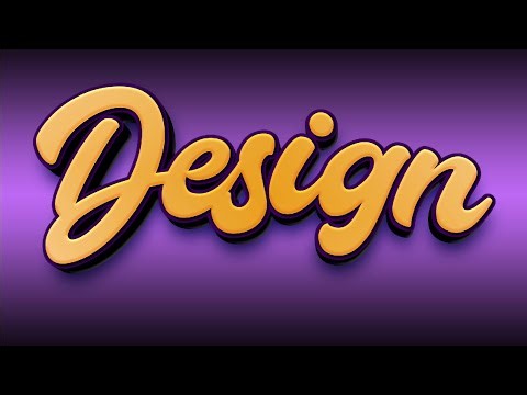 Editable 3D Text Effect in Photoshop Tutorial (Easy & Step By Step) #06