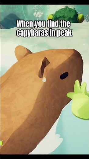 Finding the capybaras in Peak #peak #capybara #coop #fyp #gameplay #games