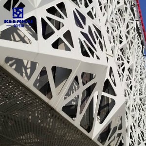 [Hot Item] Paneles de revestimiento exterior Revestimiento de pared fachada 3D Paneles de pared de aluminio (KH-CW-54)