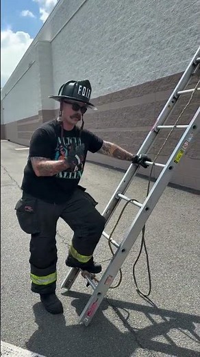 How Firefighters Maneuver a Ladder After Setup 🚒🔥 | Ladder Operations