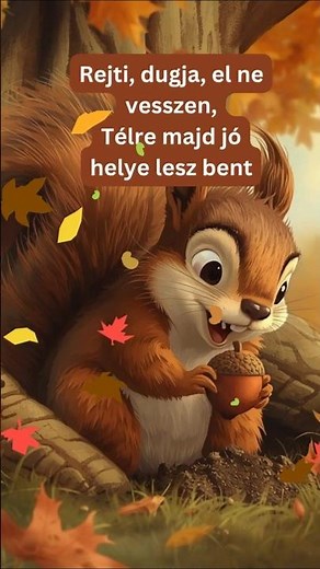 Őszi dalocska gyerekeknek gyerekdal #shorts #viral #gyerekdalok