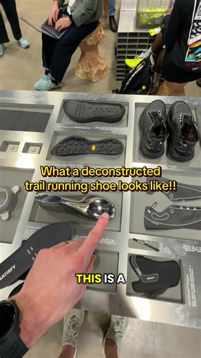 This is what a deconstructed SATISFY TheRocker looks like! #runningshoes #runningshoereview #satisfyrunning #trailshoes