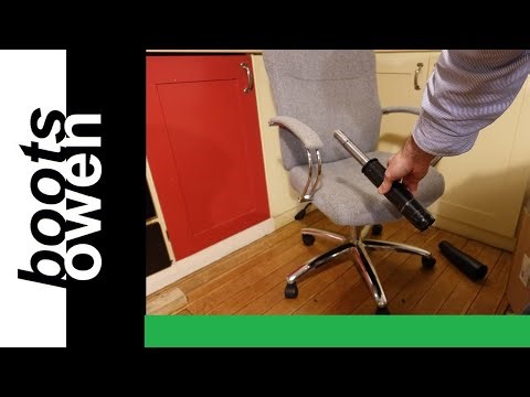 I got that sinking feeling! How to replace the gas strut in an office chair: 2 minute job!