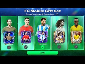 FC Mobile Gifted Me The GOATs 🔥 Free 117 OVR Gift Set - Luckiest Day Ever! #fcmobile