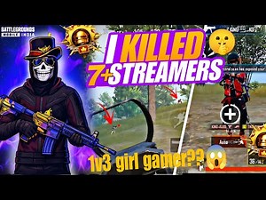 ⚡ 7+ Streamers vs Me 😈 | BGMI 4.0 Update | iQOO 13 | 5 Finger Claw Gameplay | 120 FPS Super Smooth