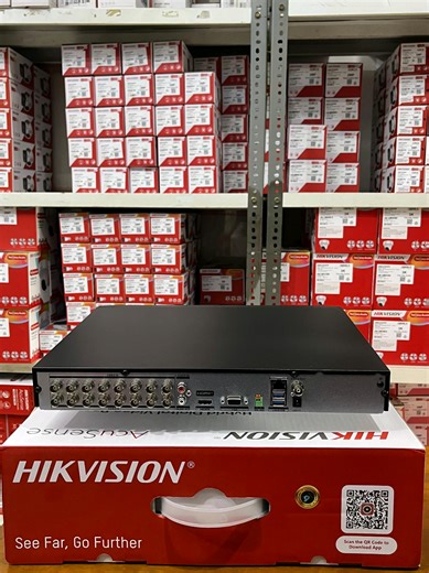 DVR HIKVISION 16CH ACUSENSE , Support Cctv analog Hikvision yang sudah Two way audio. ##hikvision #hikvisioncctv #acusensehikvision #cctvcamera #cctvindonesia