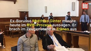 Für Ex-Borusse Matthias Ginter ist der feige Anschlag auf den BVB-Bus noch stark präsent. Im Zeugenstand brach er heute in Tränen aus, als er die Geschehnisse vom April 2017 schilderte. | BILD BVB