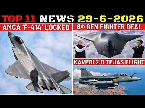 Indian Defence Updates : AMCA F-414 Locked,Kaveri 2.0 Flight Test,6th Gen Fighter Deal,87 MALE UAV