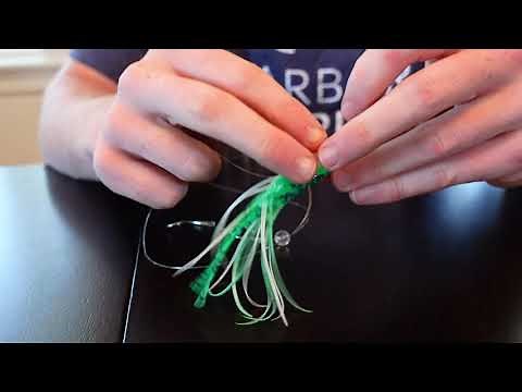 How To Tie Hoochies for Salmon Fishing\\Trolling