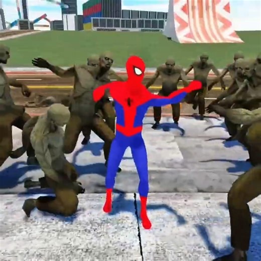 😱 ZOMBIE ATTACK! Hulk Saves Spiderman From Zombies 💥 | Hulk vs Zombies Challenge – #ibd3d #shorts
