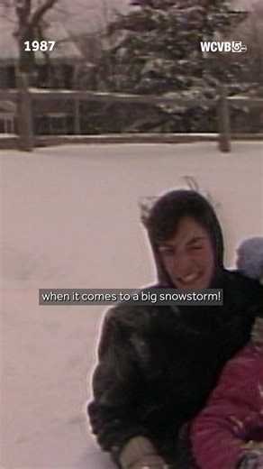 ⛄"A lot more fun than going to work!" Look how much snow we had over the holidays in 1987! ❄️ | Chronicle on WCVB Channel 5