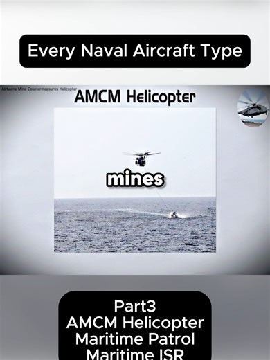 Every Naval Aircraft Type: Part3, AMCM Helicopter, Maritime Patrol, Maritime ISR #tiktok #explained #aircraft #fdyツ #naval