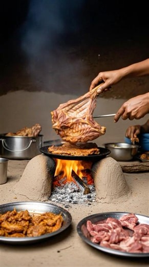 Village Style Deer Meat 🔥