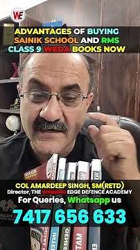 Advantages of Buying Sainik School and RMS Class 9 WEDA Books 2026 | RMS CET 2026 | AISSEE 2027 Book