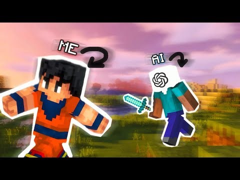 Minecraft... but AI HUNTS ME! (AI hunter mod)