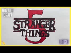 How to draw Stranger Things Season 5 Logo ✏️