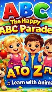 The Happy ABC Parade | A to Z Alphabet Song for Kids | Fun Learning with Animals